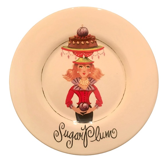 HOLIDAY SHOPPERY by Neiman Marcus Set of 3 Appetizer Plates Made in Portugal - Picture 8 of 11